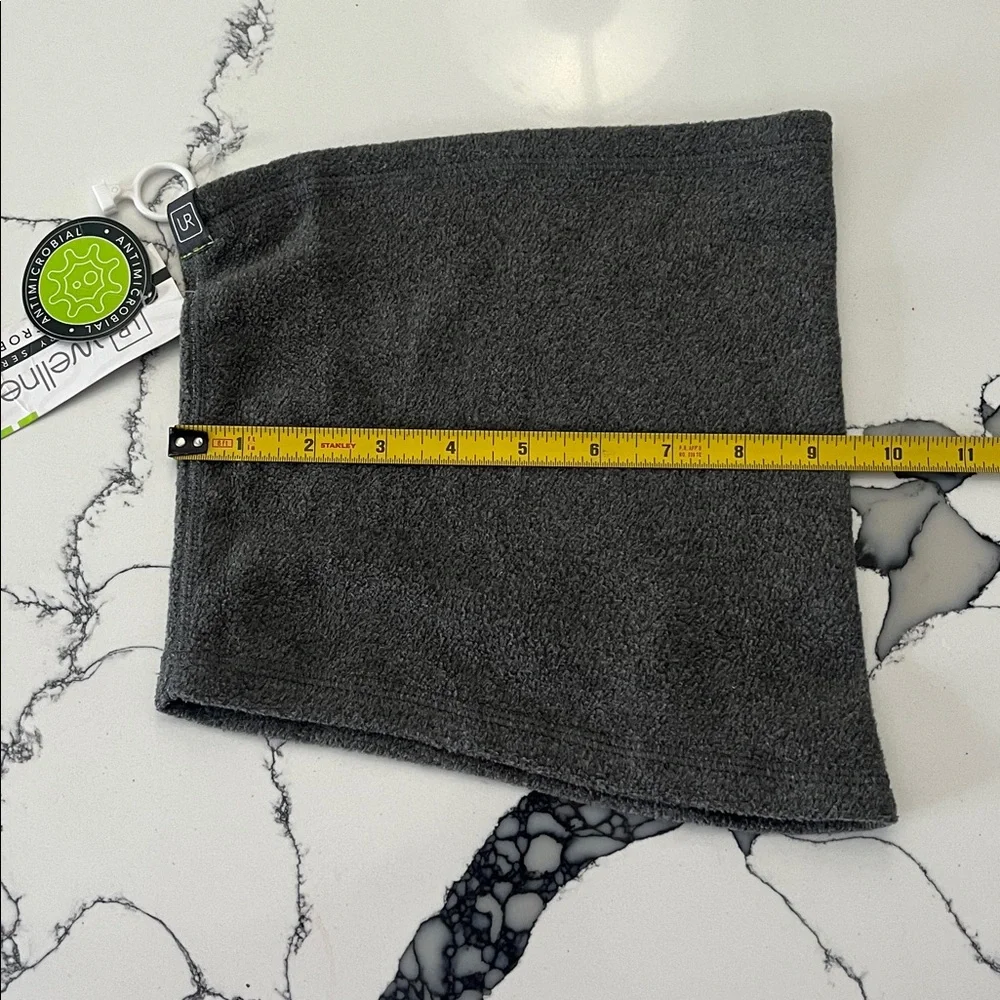 Gray Fleece Neck Warmer Face-covering, One Size